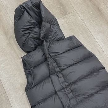 RICK OWENS KIDS Duvet Quilted Nylon Hooded Down Gilet • Pre-Owned [1520] - view 6