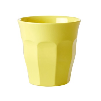 RICE MEDIUM MELAMINE CUP - LEMON YELLOW