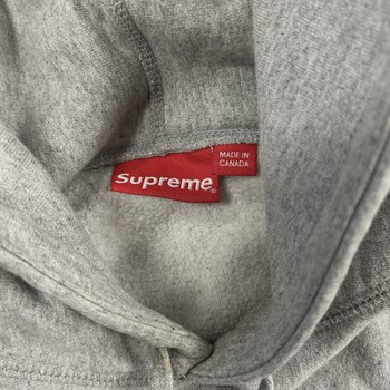 Supreme Portrait Hooded Sweatshirt (FW20) Heather Grey • Pre-Owned [1184] - view 5