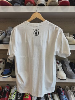 A Bathing Ape White Blue Big Head Tee • Brand New [7981] - view 2
