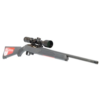 Ruger 10/22 Blued Synthetic Carbine Threaded .22 LR + Burris Fullfield IV Riflescope 2.5-10x42mm Ballistic E3 Reticle + Stealth Steel Weaver Scope Rings 1" Low