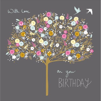 Woodmansterne - Decorative Tree - Greetings Card