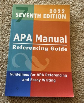 APA Manual, Referencing Guide, Seventh Edition