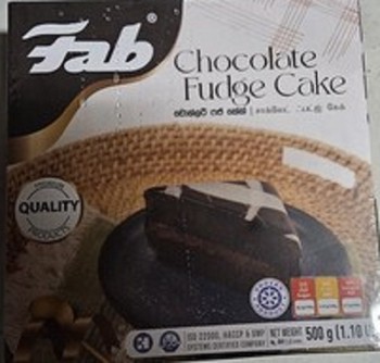 Fab Chocolate Fudge Cake 500g (Only on Shop Visits)