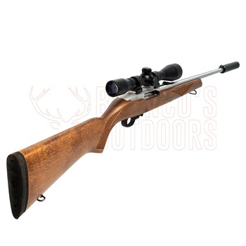 Ruger 10/22 Sporter Stainless + 4x32 Scope + Suppressor