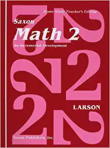 SAXON MATH 2 HOME STUDY TEACHER