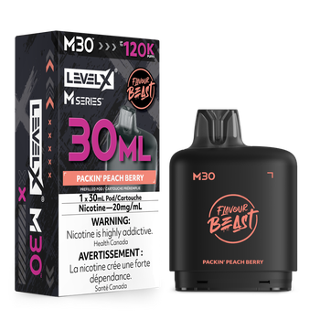 Level X Flavour Beast M30 120K Pod - Packin' Peach Berry