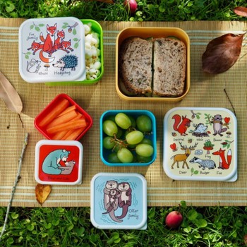 TYRRELL KATZ WOODLAND SNACK BOX SET