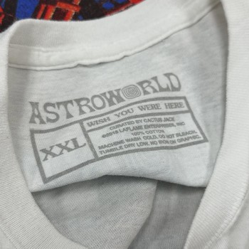 Travis Scott Astroworld "Wish You Were Here" Tour Roller Coaster Tee • Brand New [6355] - view 4