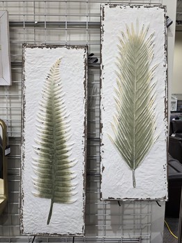 Contemporary Metal PalmWall Decor