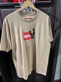Supreme Stick Tee Khaki / L - Brand New [4455] - photo 1