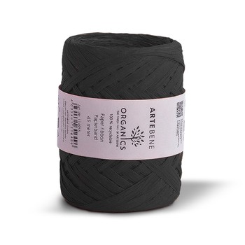 Artebene - Crepe Paper Ribbon 45m - Black - 114961