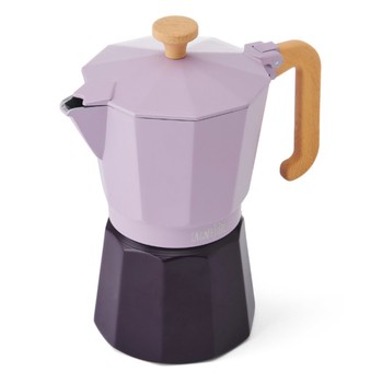 LA CAFETIERE ESPRESSO POT 6 CUP PURPLE COLOUR TWO TONE”