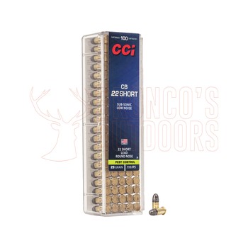 CCI CB Short 29gr Lead Roundnose