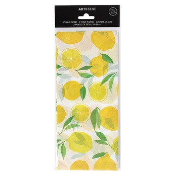 Artebene -Lemons Tissue Paper-50x76cm/3 pcs.-206762