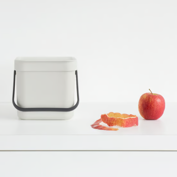 BRABANTIA SORT & GO FOOD BIN - 3 LITRE / LIGHT GREY