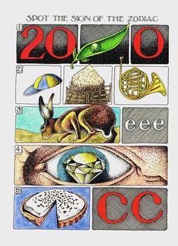 SIMON DREW CARD - SPOT THE SIGNS OF THE ZODIAC