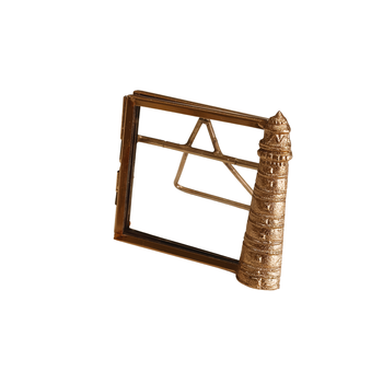 Plek mini fotolijstje brass - Amelander Vuurtoren