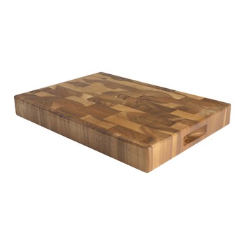 ACACIA END GRAIN CHOPPING BOARD - 30 X 45CM