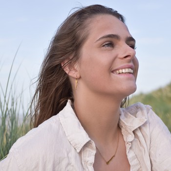 Oorbellen Ameland goud hangers
