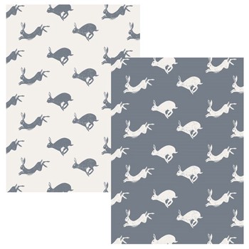 ARTISAN HARE TEA TOWELS - SET OF 2