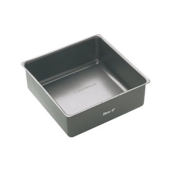 MASTERCLASS NON STICK SQUARE CAKE TIN - 20CM / 8"