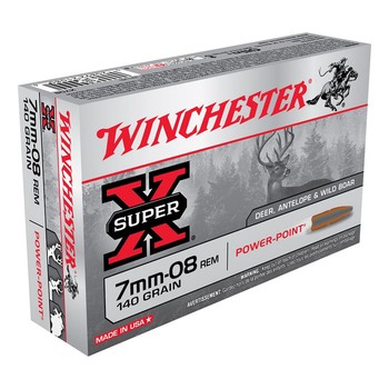 Winchester Super X 7mm-08 140gr Power Point