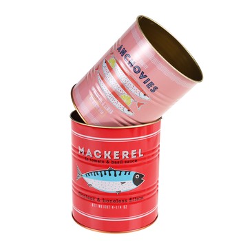 FISH STORAGE TINS - SET OF 2