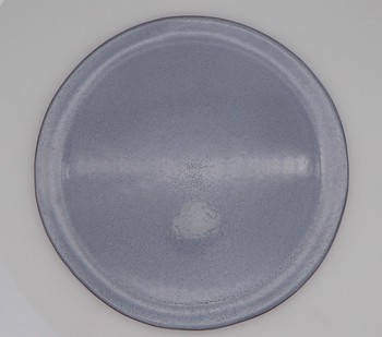 LIGHT BLUE GLAZED CHARGER
