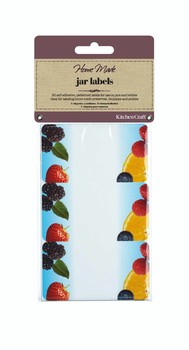 FRUIT JAM JAR LABELS - PACK OF 30