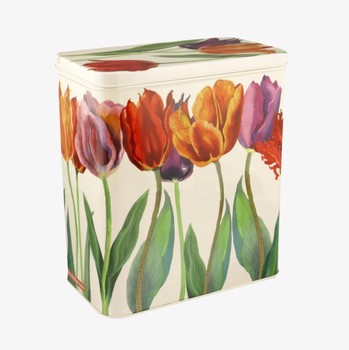 EMMA BRIDGEWATER FLOWERS WIDE RECTANGULAR TIN