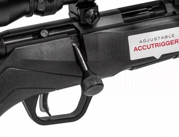 Savage B22 Blued .22 Winchester Magnum Rimfire Package with 3-9x40 Scope & Suppressor