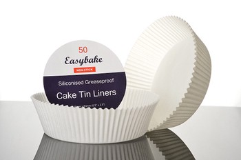 CAKE TIN LINERS  20CM/8" - PACK OF 50