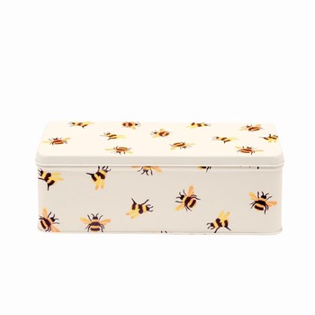 EMMA BRIDGEWATER BUMBLEBEE LONG RECTANGULAR TIN