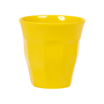 RICE MEDIUM MELAMINE CUP - YELLOW