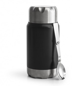SAGAFORM BLACK FOOD FLASK 600ML