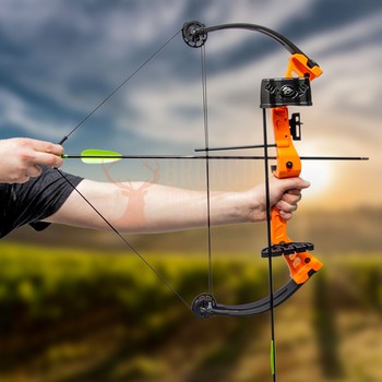 Man Kung Besra 25lb Compound Bow Set