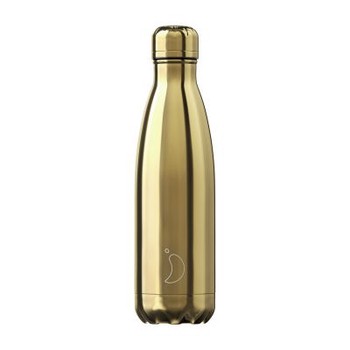 CHILLY'S 500ML CHROME GOLD BOTTLE