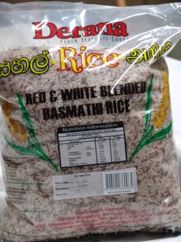 Derana Fragrant Red & White Blended Basmathi Rice  5kg