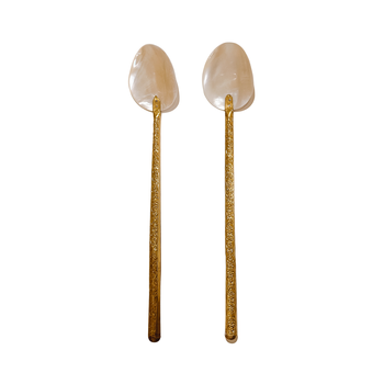Lepel - parelmoer goud