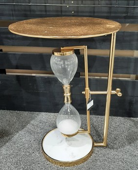 Modern hourglass side table