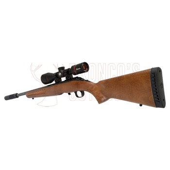 Ruger American .22LR Wood Package – Burris 3-12x42 & Suppressor