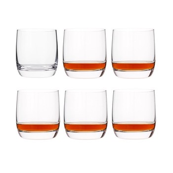 DARTINGTON 'DRINK!' TUMBLER GLASS - SET OF 6