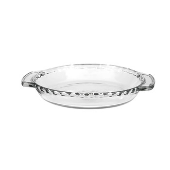 ANCHOR HOCKING DEEP GLASS QUICHE/PIE DISH - 24CM