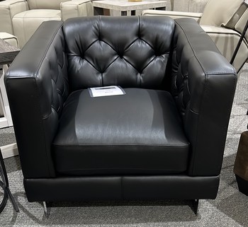 Margaret Leather Chair â€“ Black