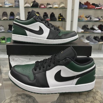 Jordan 1 Low Green Toe • Pre-Owned [6500] - view 8