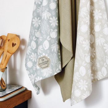 HOMESTEAD TEA TOWELS - SET OF 3