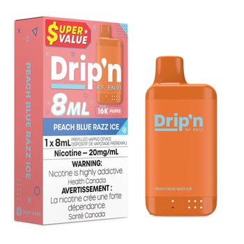 Drip'n By Envi 16K - Peach Blue Razz Ice