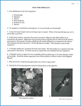 Exploring Creation with Biology - Test Book