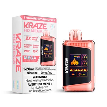 Kraze HD Mega - Strawberry Burst Ice